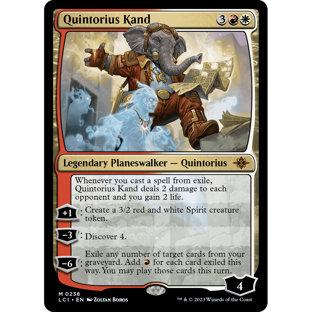 Quintorius Kand (LCI-238) - The Lost Caverns of Ixalan Foil