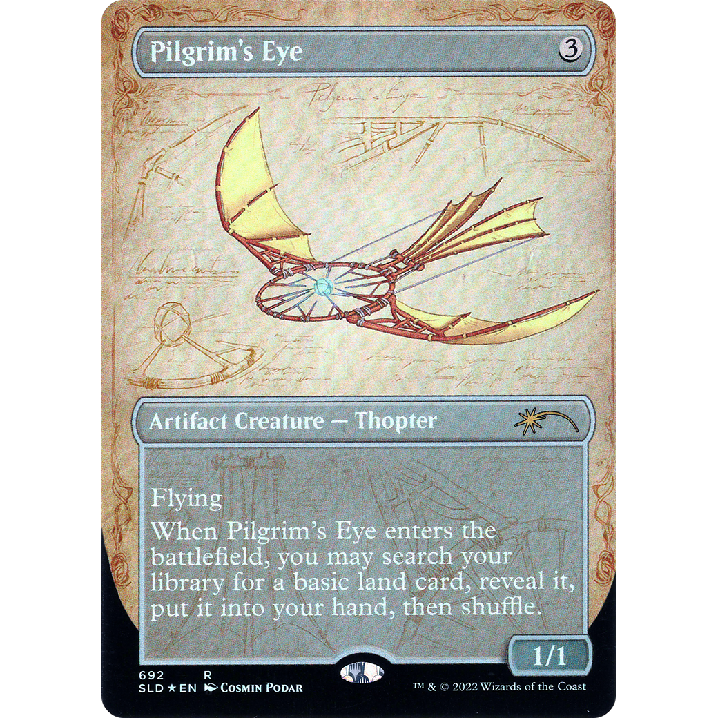 Pilgrim's Eye (Borderless) (SLD-692) - Secret Lair Drop (Borderless) Foil