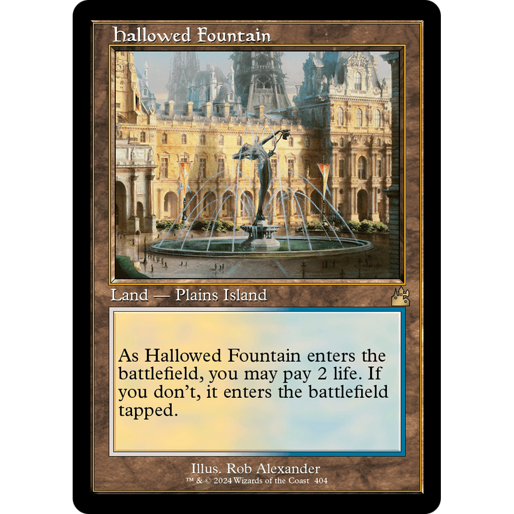 Hallowed Fountain (RVR-404) - Ravnica Remastered Foil