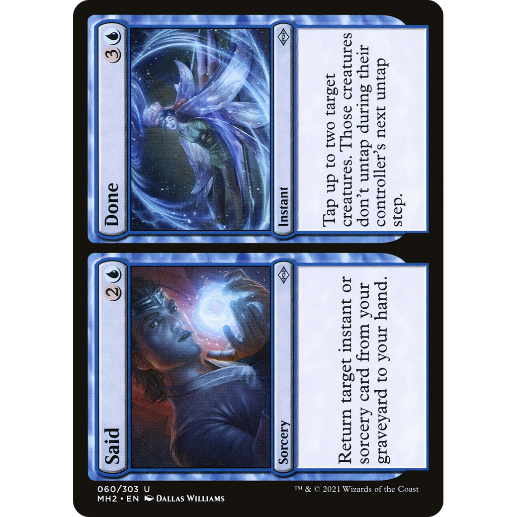 Said // Done (MH2-060) - Modern Horizons 2 Foil