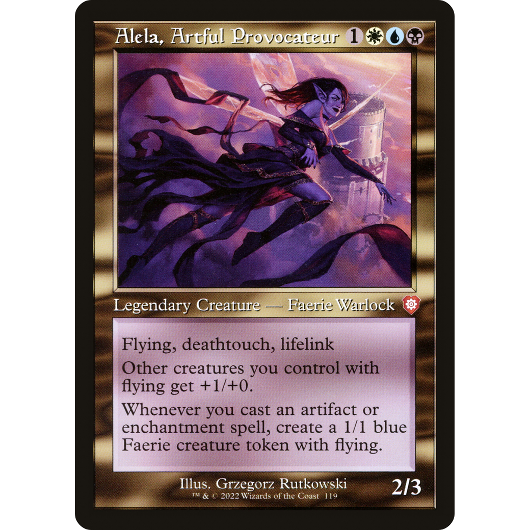 Alela, Artful Provocateur (Retro Frame) (BRC-119) - The Brothers' War Commander