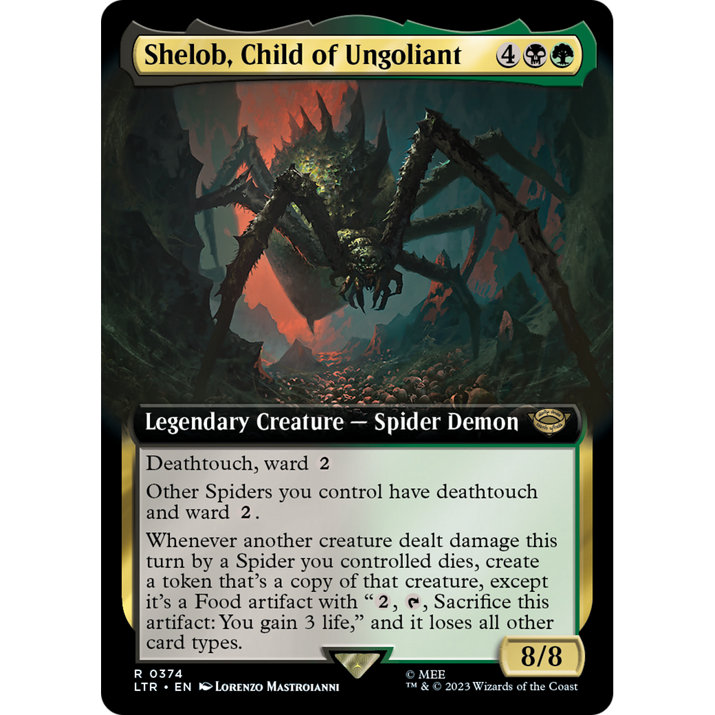 Shelob, Child of Ungoliant (LTR-374) - The Lord of the Rings: Tales of Middle-earth: (Extended Art)