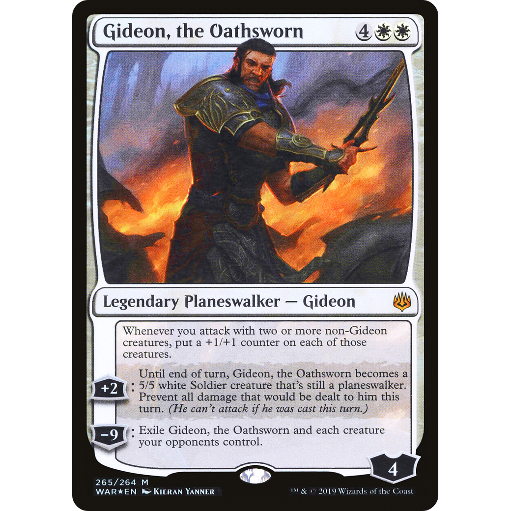 Gideon, the Oathsworn (WAR-265) - War of the Spark Foil