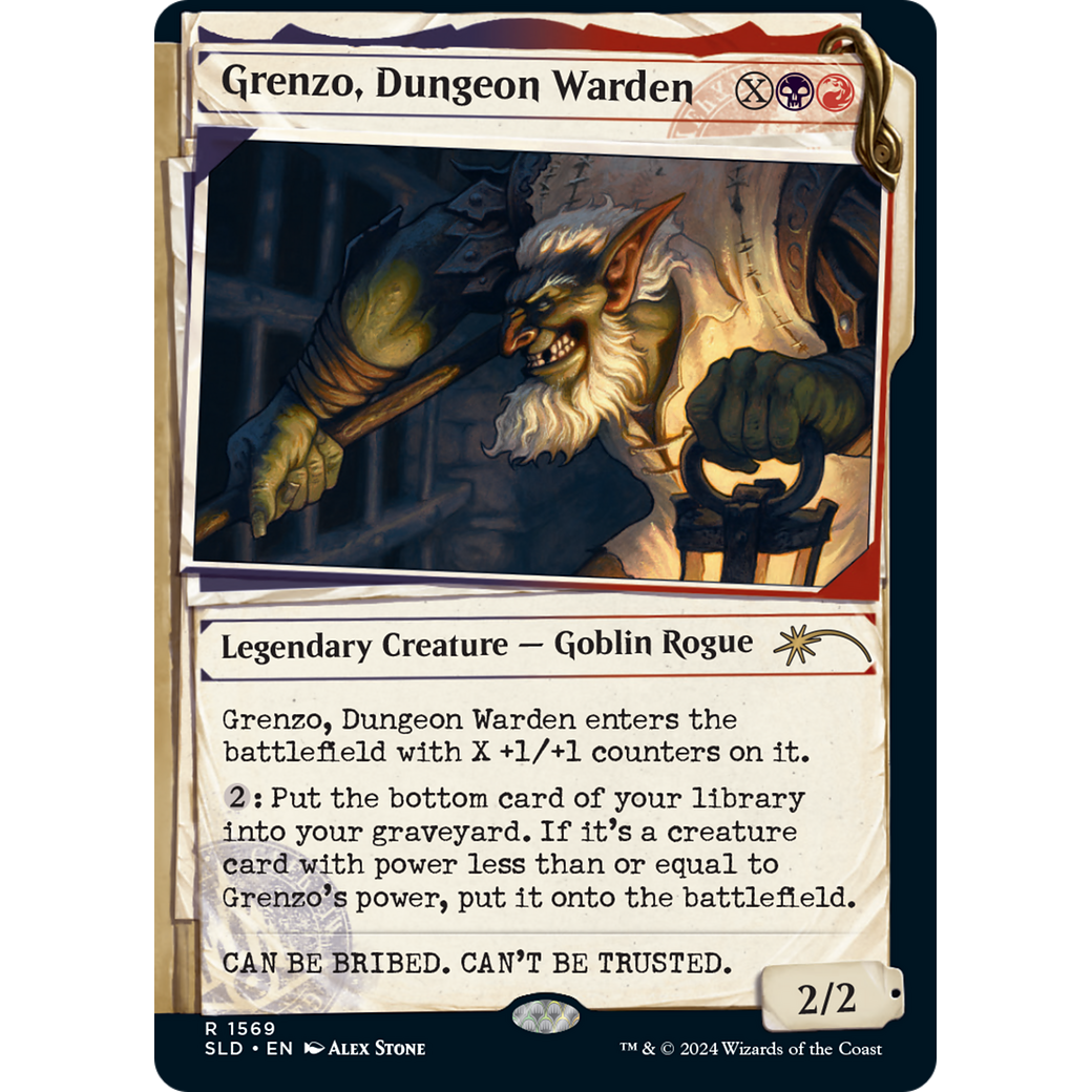 Grenzo, Dungeon Warden (SLD-1569) - Secret Lair Drop: (Showcase)
