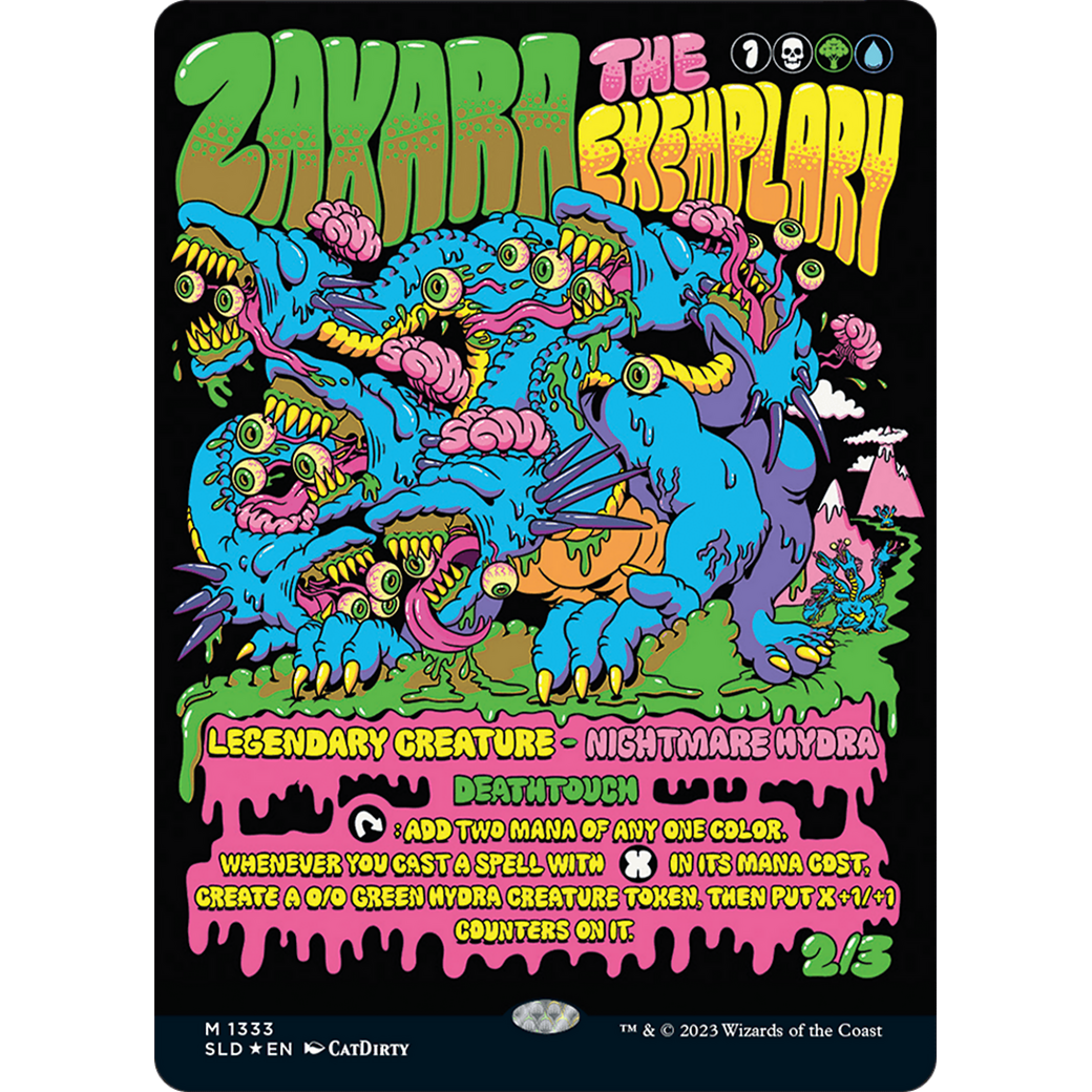 Zaxara, the Exemplary (SLD-1333) - Secret Lair Drop (Borderless) Foil