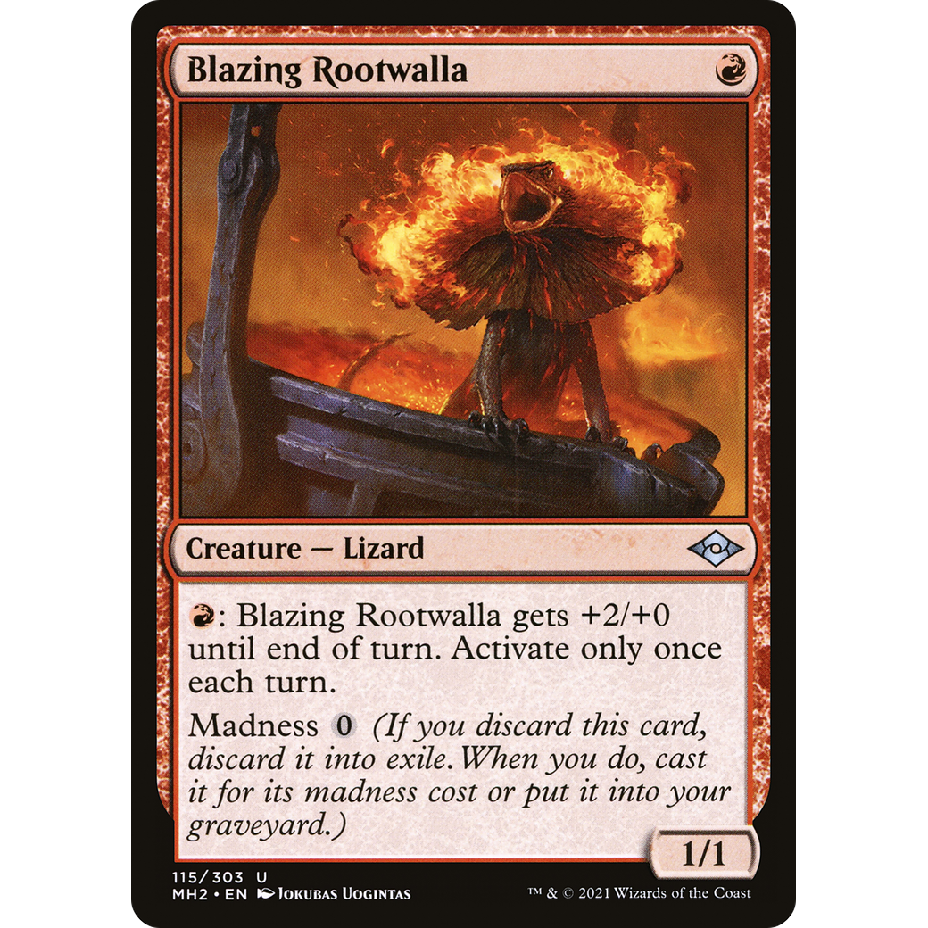 Blazing Rootwalla (MH2-115) - Modern Horizons 2