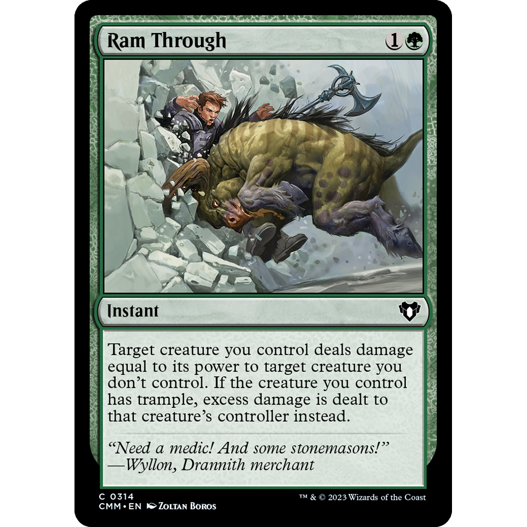Ram Through (CMM-314) - Commander Masters