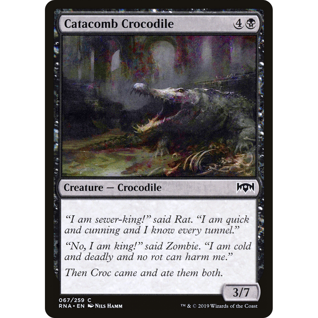 Catacomb Crocodile (RNA-067) - Ravnica Allegiance