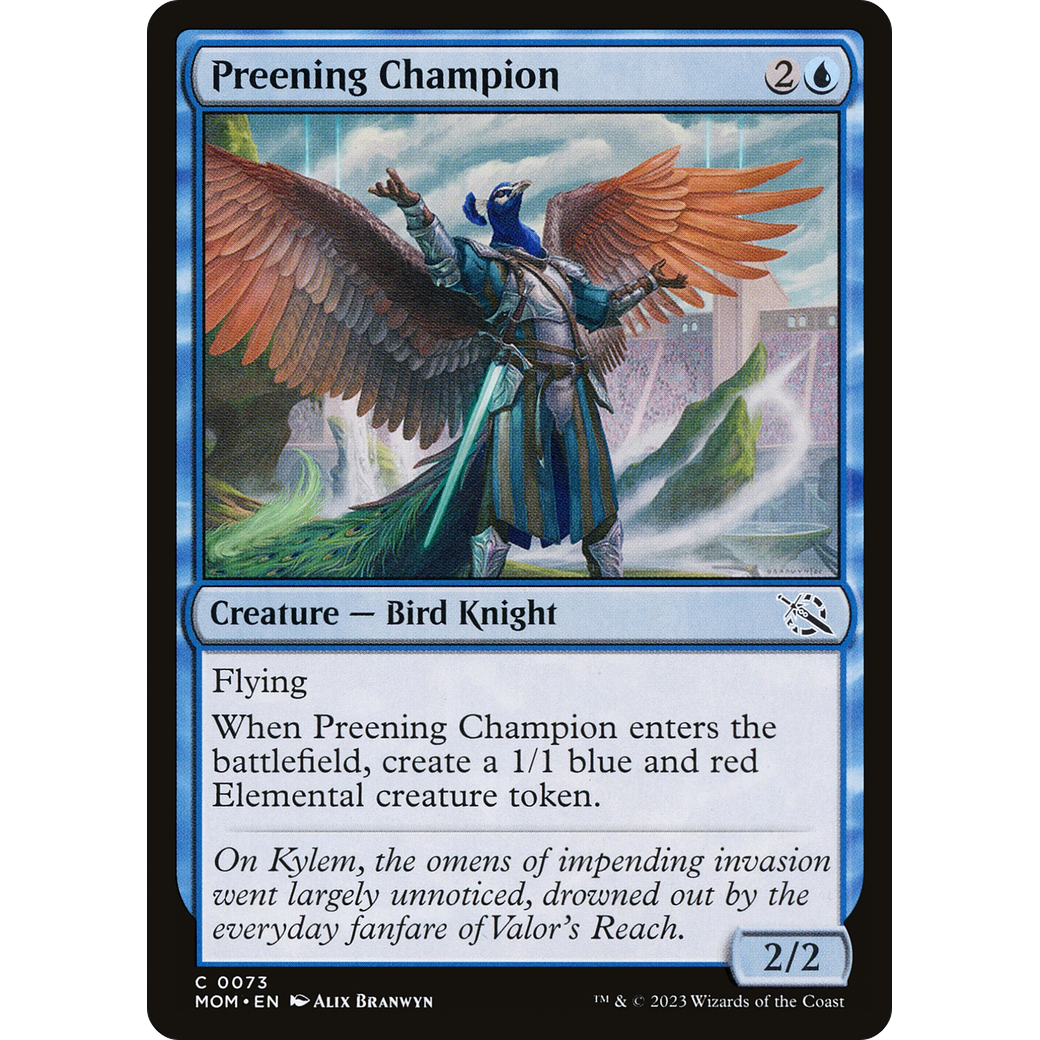 Preening Champion (MOM-073) - March of the Machine
