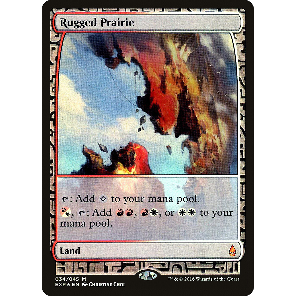 Rugged Prairie (EXP-034) - Zendikar Expeditions Foil