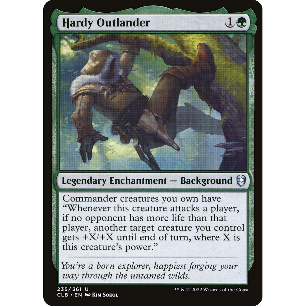Hardy Outlander (CLB-235) - Commander Legends: Battle for Baldur's Gate