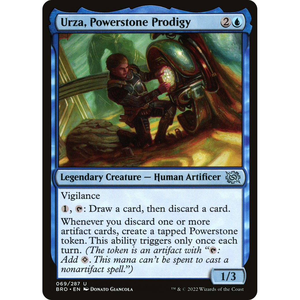Urza, Powerstone Prodigy (BRO-069) - The Brothers' War Foil