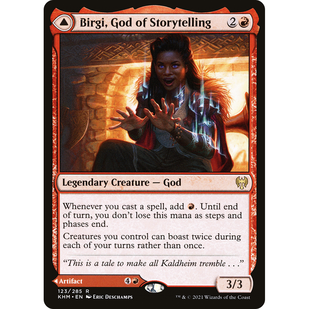 Birgi, God of Storytelling (KHM-123) - Kaldheim