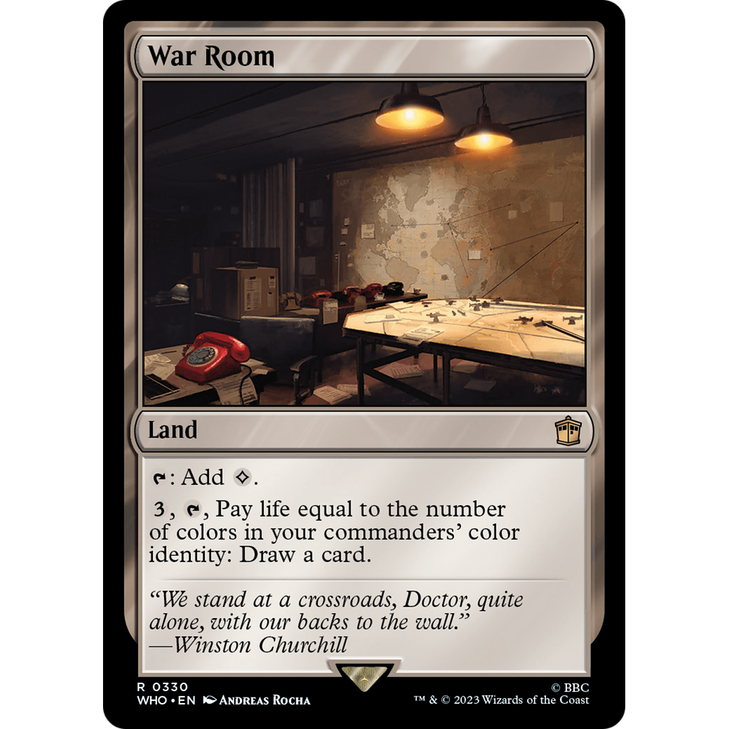 War Room (WHO-330) - Doctor Who Foil