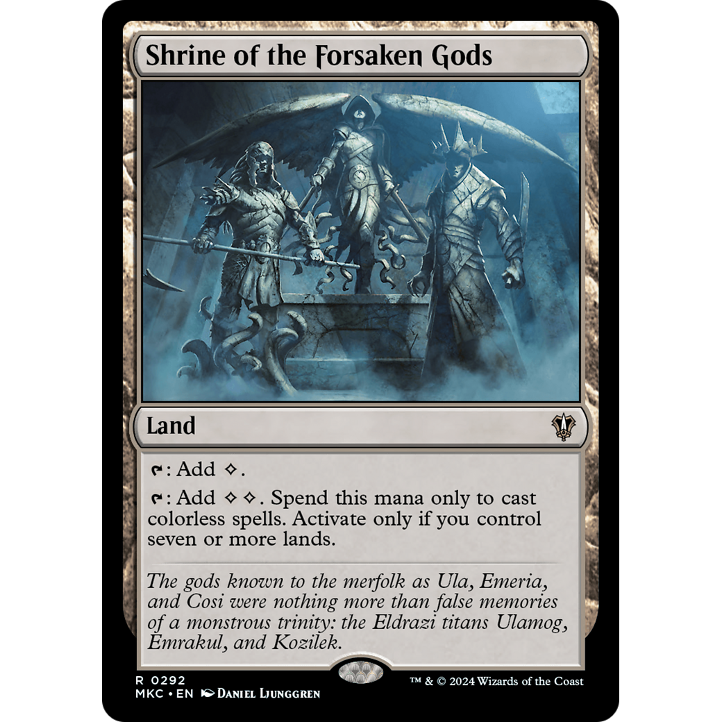 Shrine of the Forsaken Gods (MKC-292) - Murders at Karlov Manor Commander