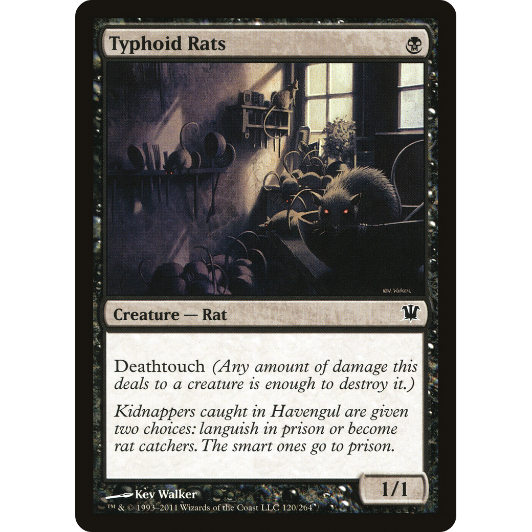 Typhoid Rats (ISD-120) - Innistrad