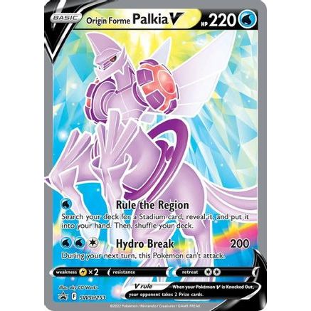 Origin Forme Palkia V SWSH253/307 - SWSH Sword & Shield Promo Cards Holofoil