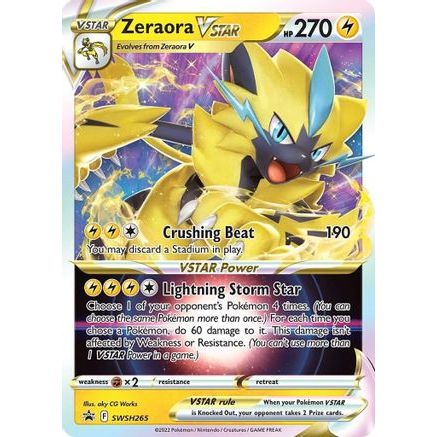 Zeraora VSTAR - SWSH265 SWSH265/307 - SWSH Sword & Shield Promo Cards Holofoil