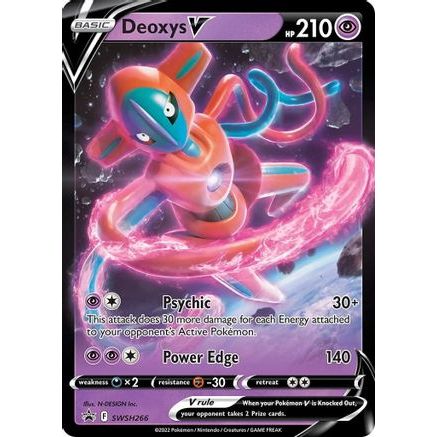Deoxys V - SWSH266 SWSH266/307 - SWSH Sword & Shield Promo Cards Holofoil
