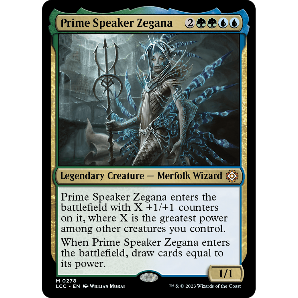 Prime Speaker Zegana (LCC-278) - The Lost Caverns of Ixalan Commander