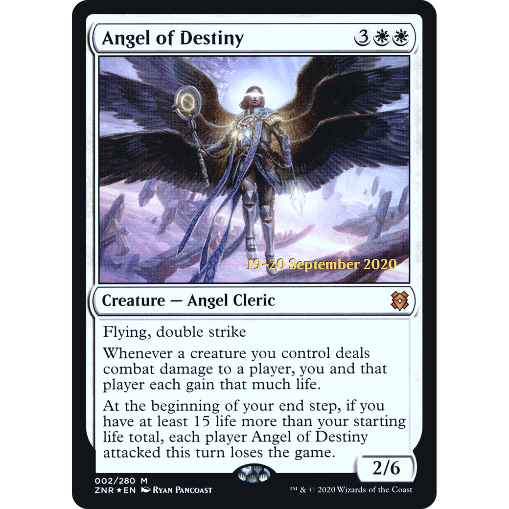 Angel of Destiny (PRE-002) - Zendikar Rising Promos Foil
