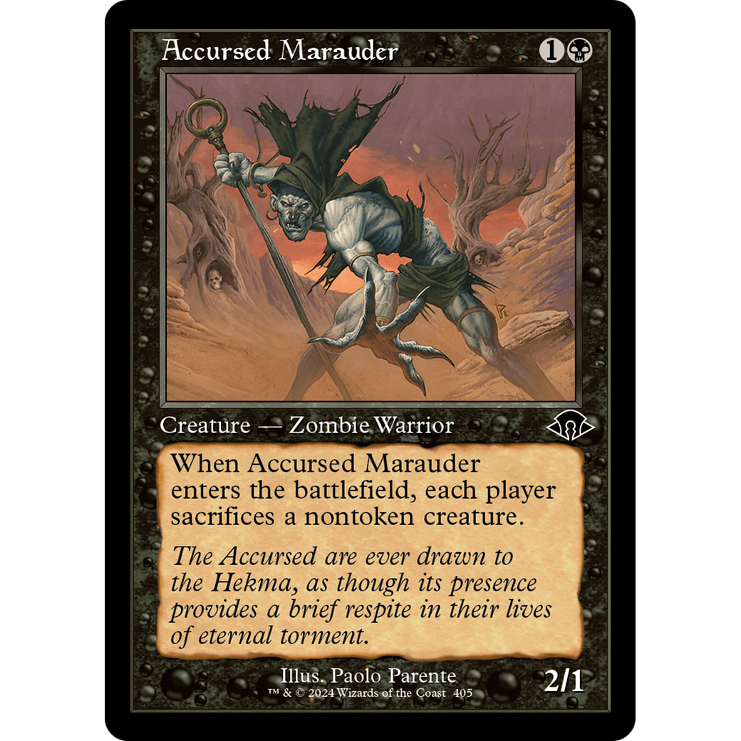 Accursed Marauder (MH3-405) - Modern Horizons 3 Foil