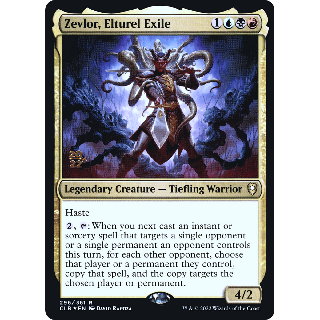 Zevlor, Elturel Exile (PRE-296S) - Battle for Baldur's Gate Promos Foil