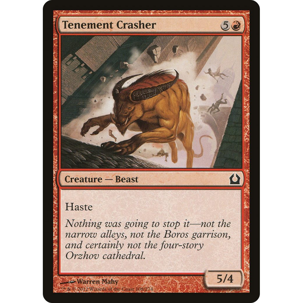 Tenement Crasher (RTR-108) - Return to Ravnica Foil