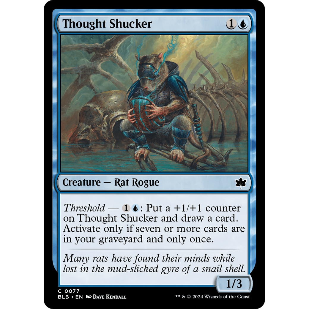 Thought Shucker (BLB-077) - Bloomburrow Foil