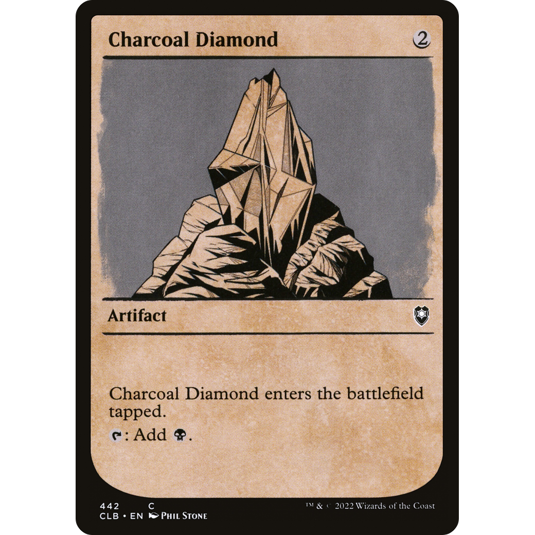 Charcoal Diamond (CLB-442) - Commander Legends: Battle for Baldur's Gate: (Showcase) Foil