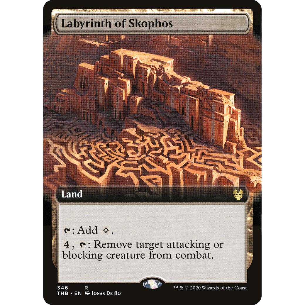 Labyrinth of Skophos (Extended Art) (THB-346) - Theros Beyond Death: (Extended Art) Foil