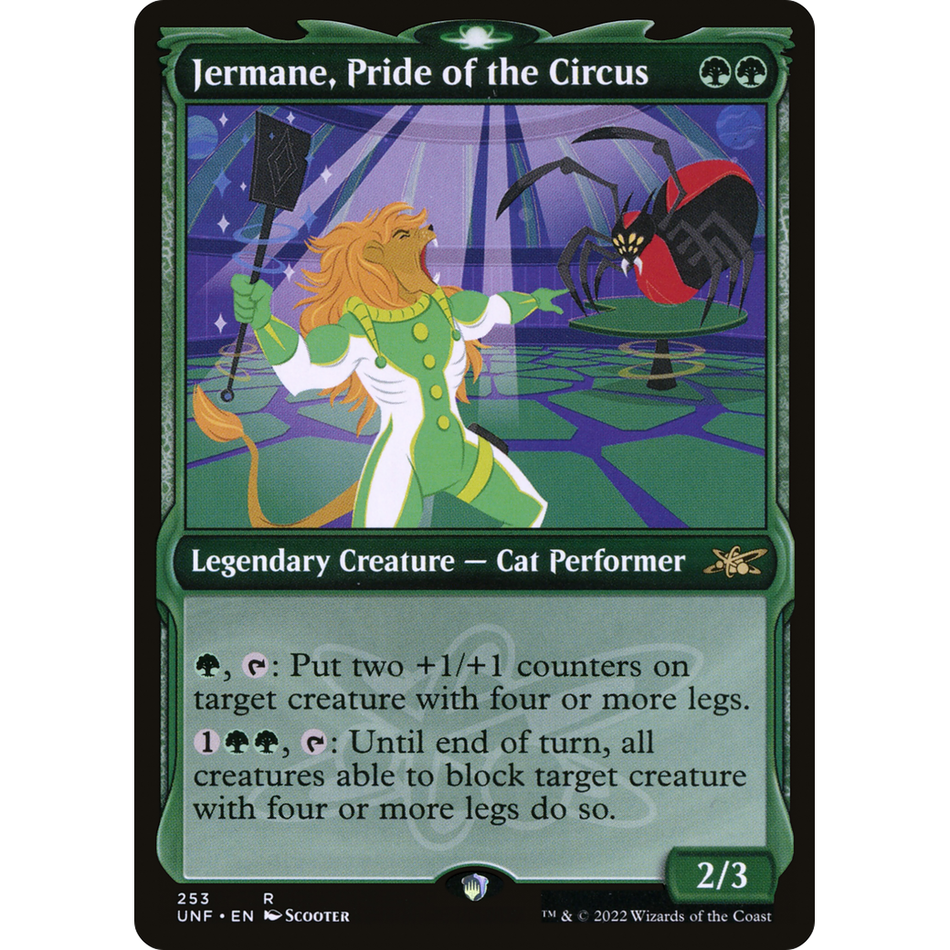 Jermane, Pride of the Circus (Showcase) (UNF-253) - Unfinity: (Showcase)