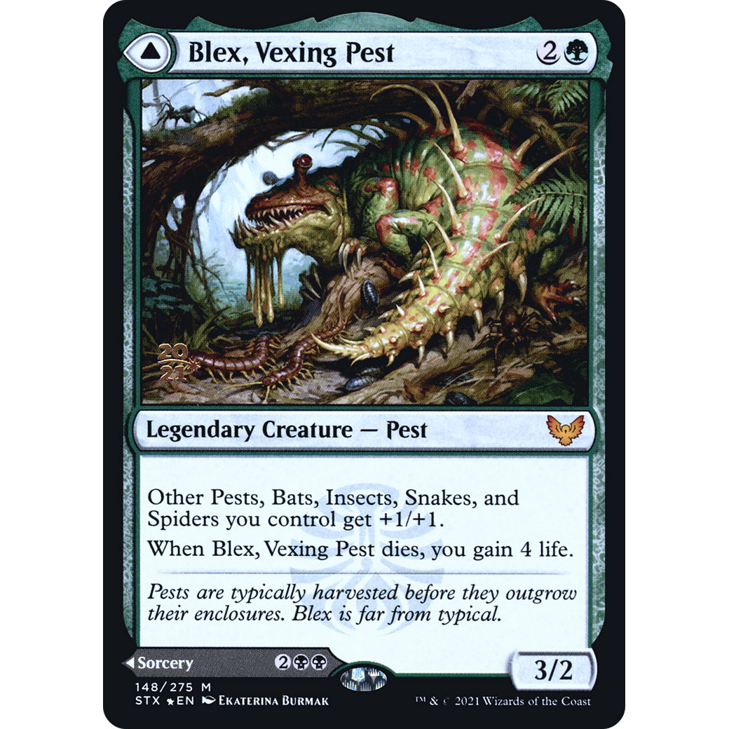 Blex, Vexing Pest (PRE-148) - Strixhaven: School of Mages Promos Foil