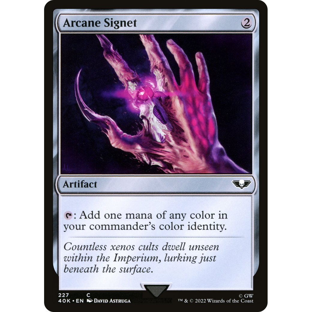 Arcane Signet (40K-227) - Warhammer 40,000 Commander
