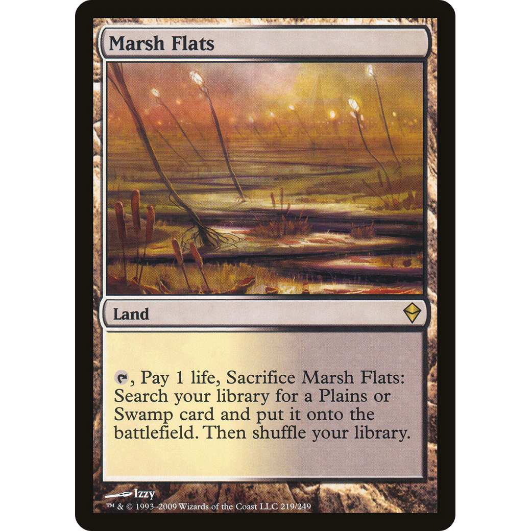 Marsh Flats (ZEN-219) - Zendikar Foil