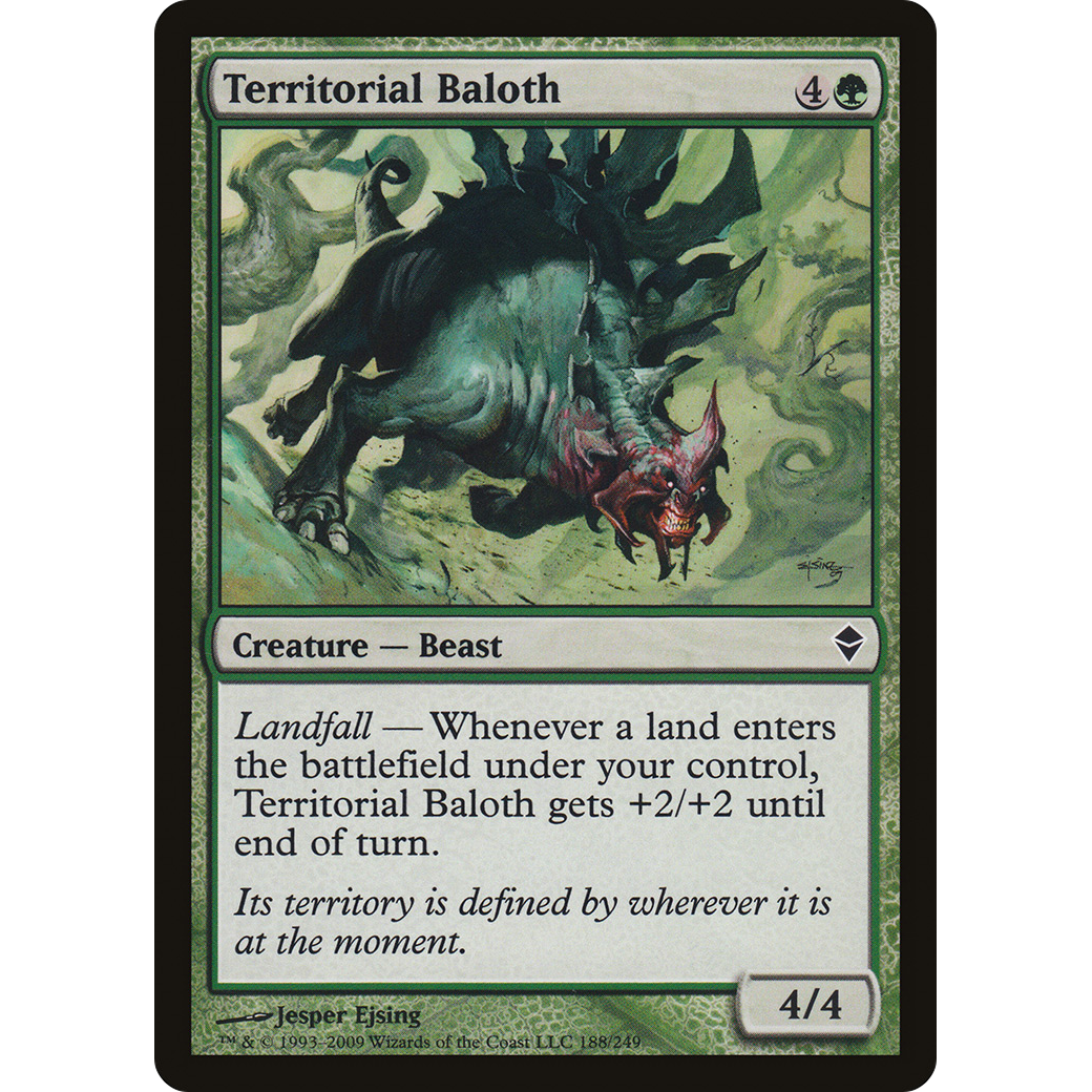Territorial Baloth (ZEN-188) - Zendikar Foil