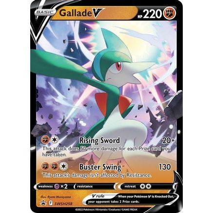 Gallade V - SWSH258 SWSH258/307 - SWSH Sword & Shield Promo Cards Holofoil