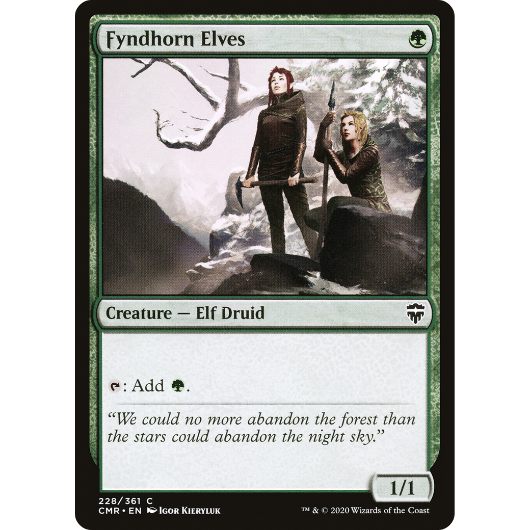 Fyndhorn Elves (CMR-228) - Commander Legends