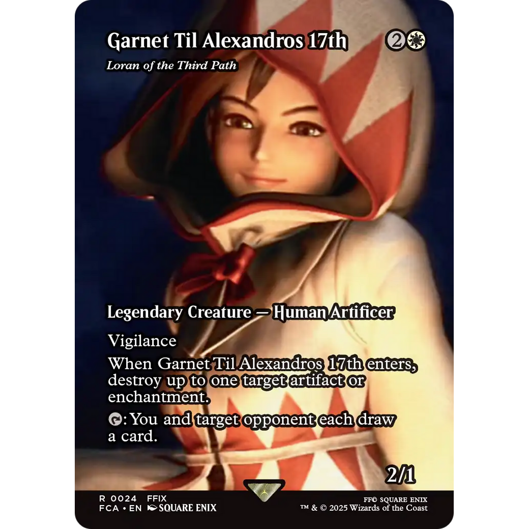 Garnet Til Alexandros 17th - Loran of the Third Path (Showcase) (FCA-024) - FINAL FANTASY: Through the Ages / Garnet Til Alexandros 17th (Borderless)
