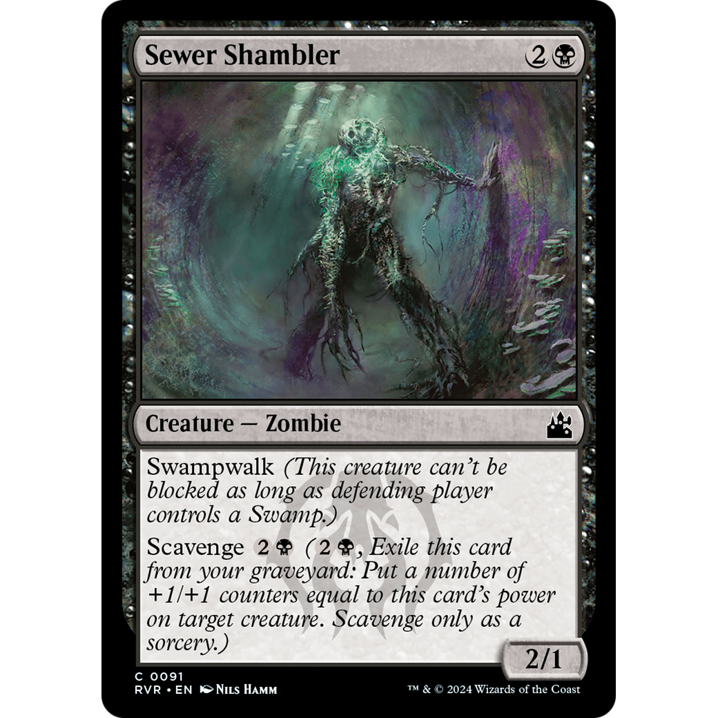 Sewer Shambler (RVR-091) - Ravnica Remastered