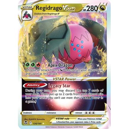 Regidrago VSTAR 136/195 - SWSH12 Silver Tempest Holofoil