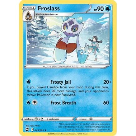 Froslass 43/195 - SWSH12 Silver Tempest Reverse Holofoil