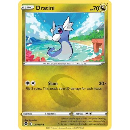 Dratini 129/195 - SWSH12 Silver Tempest Reverse Holofoil
