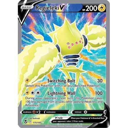 Regieleki V (Full Art) 175/195 - SWSH12 Silver Tempest Holofoil