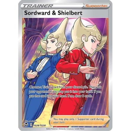 Sordward & Shielbert TG28/30 - SWSH12 Silver Tempest Trainer Gallery Holofoil