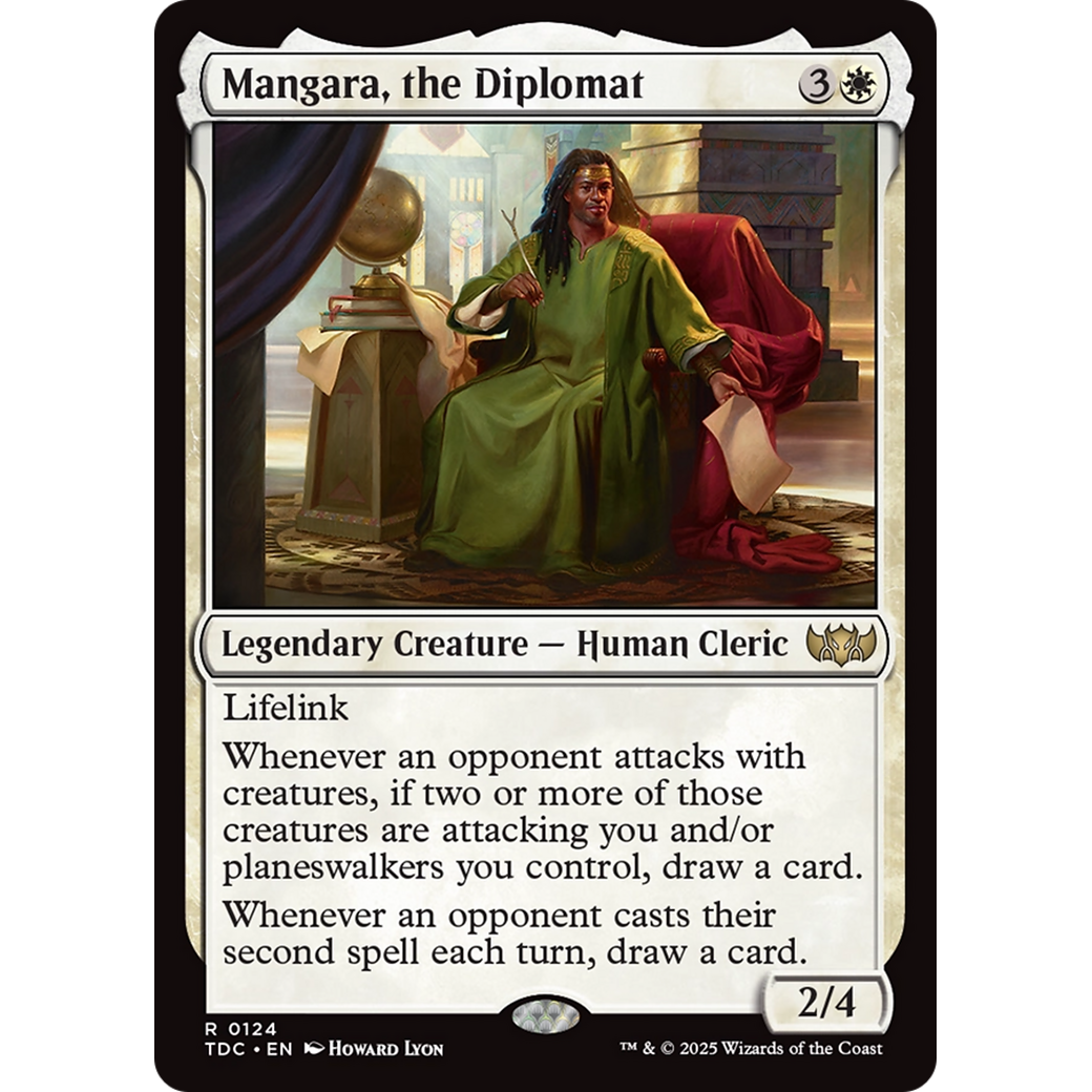 Mangara, the Diplomat (TDC-124) - Commander: Tarkir: Dragonstorm