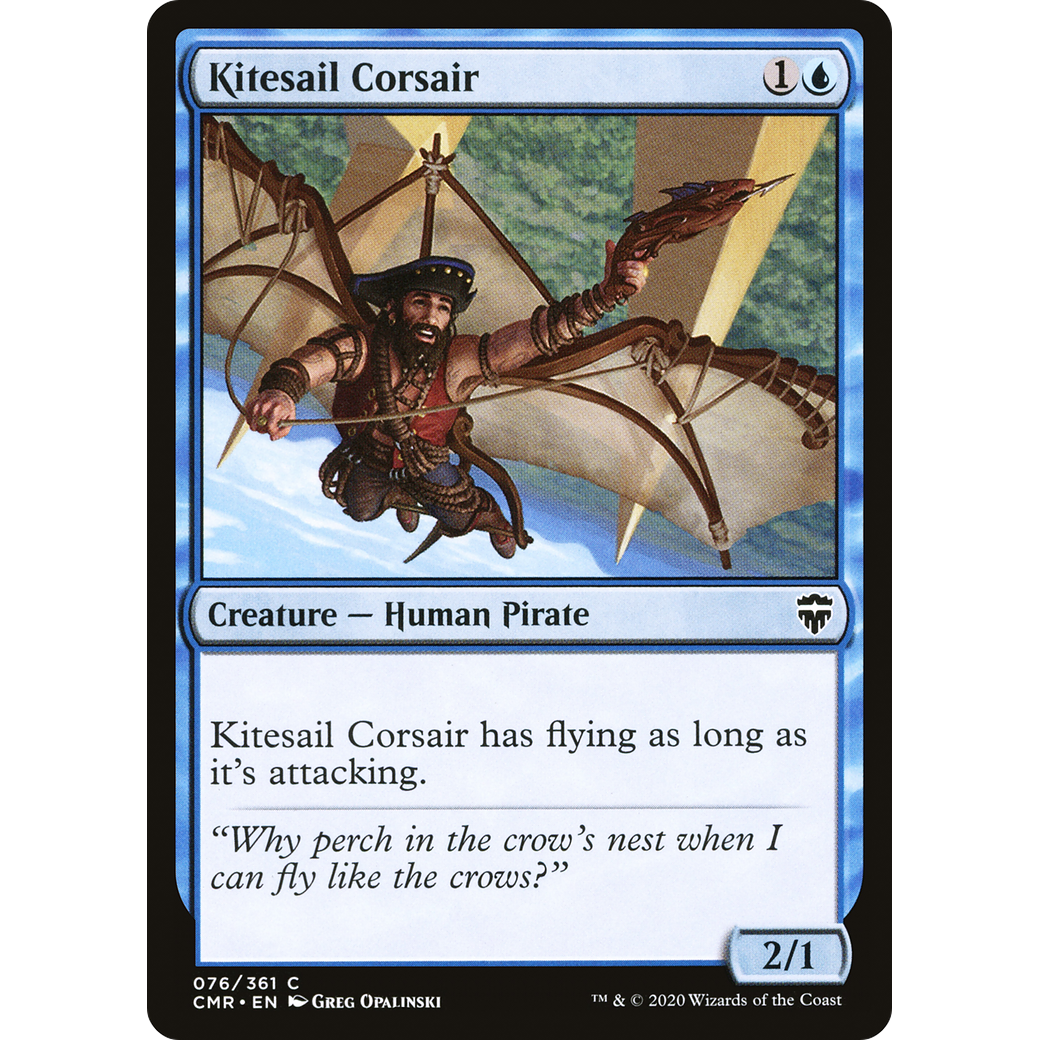 Kitesail Corsair (CMR-076) - Commander Legends Foil