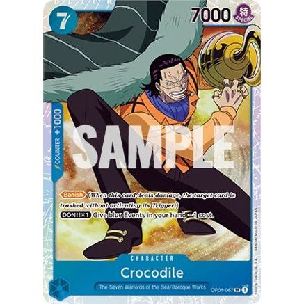 Crocodile (067) (OP01-067) - Romance Dawn Foil