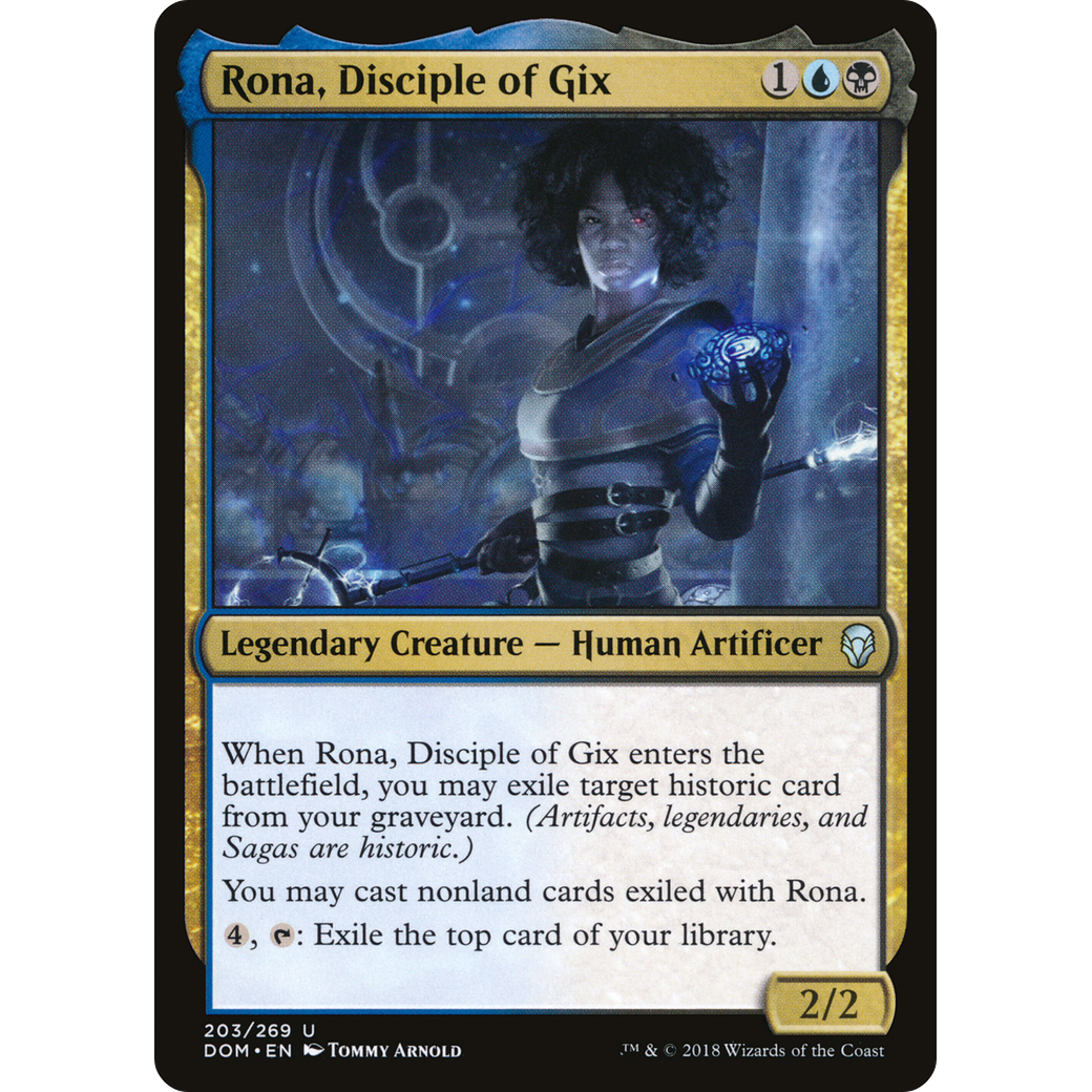 Rona, Disciple of Gix (DOM-203) - Dominaria