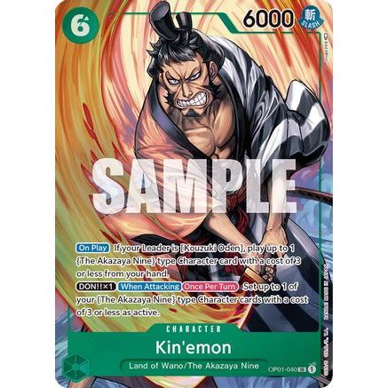 Kin'emon (Parallel) (OP01-040) - Romance Dawn Foil